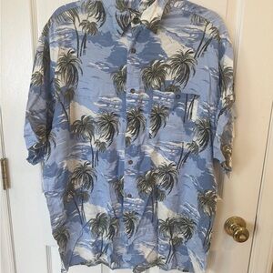 Purtitan Blue Hawain Shirt